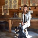 Marjorie Dial in her studio