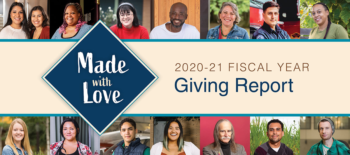 Made with Love: 2020-21 Fiscal Year Giving Report