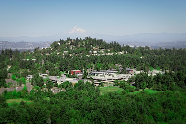 Arial view of the campus