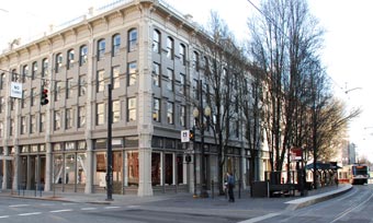 downtown center during renovation